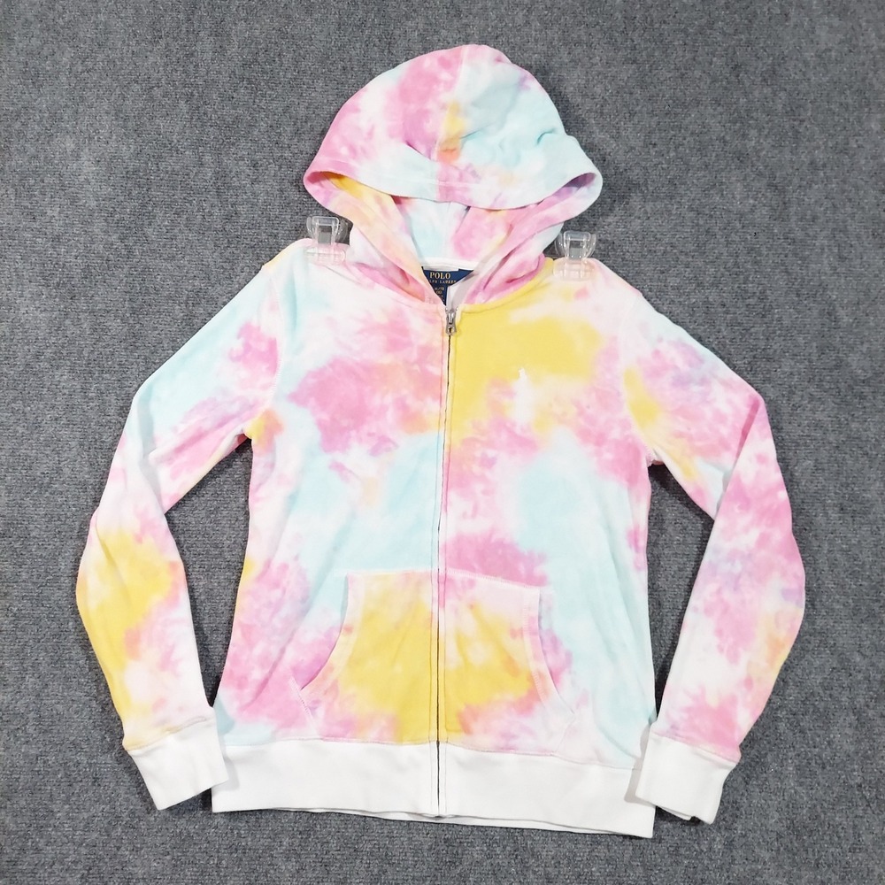 Polo by Ralph Lauren Kids Tie-Dye Hoodie - Pink, Yellow, Blue